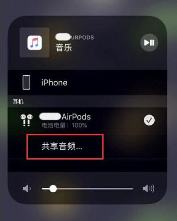 纳雍苹果14音频维修点分享iPhone14音频共享设置方法 