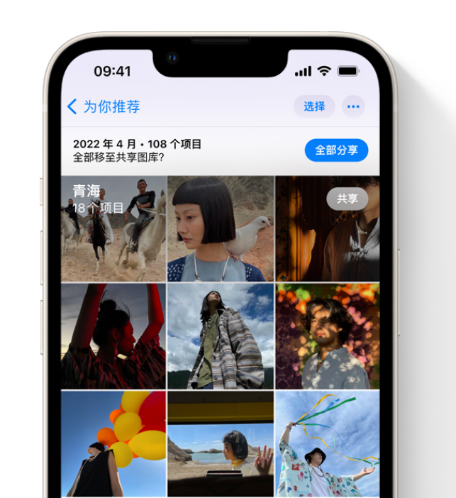 纳雍苹果维修网点分享在 iPhone 上使用共享图库 