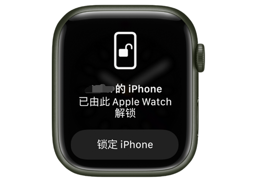 纳雍苹果手机维修分享用 AppleWatch 解锁配备面容 ID 的 iPhone方法 