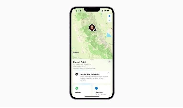 纳雍苹果14维修分享iPhone14系列中 FindMy功能通过卫星分享位置方法教程 