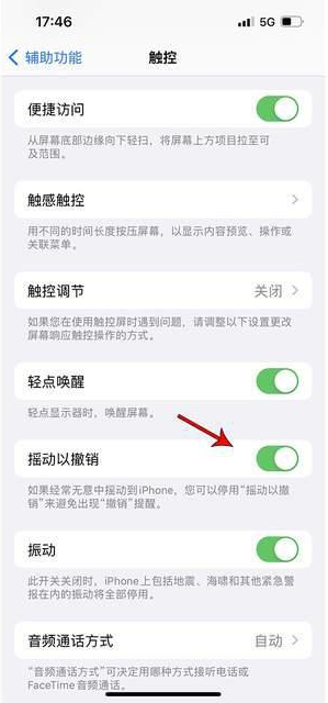 纳雍苹果手机维修分享iPhone手机如何设置摇一摇删除文字 